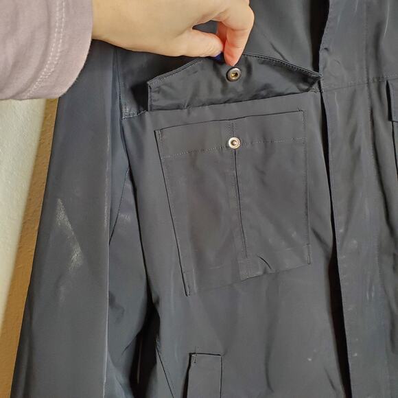 Theory Yost N. Fuel Stand Collar Jacket Black Size Men's XL Utility Chore Basic - Picture 7 of 15